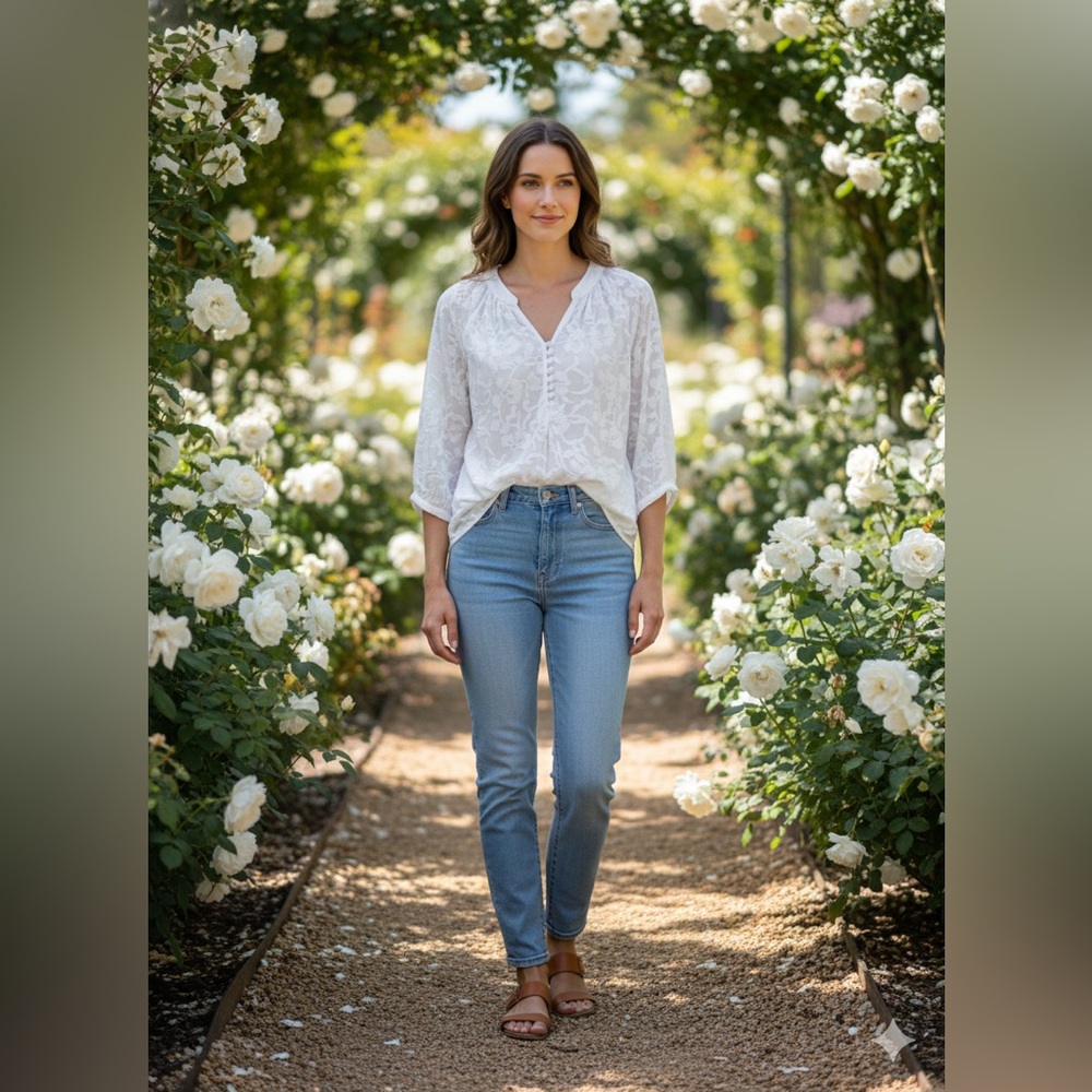Brixon Ivy White Blouse